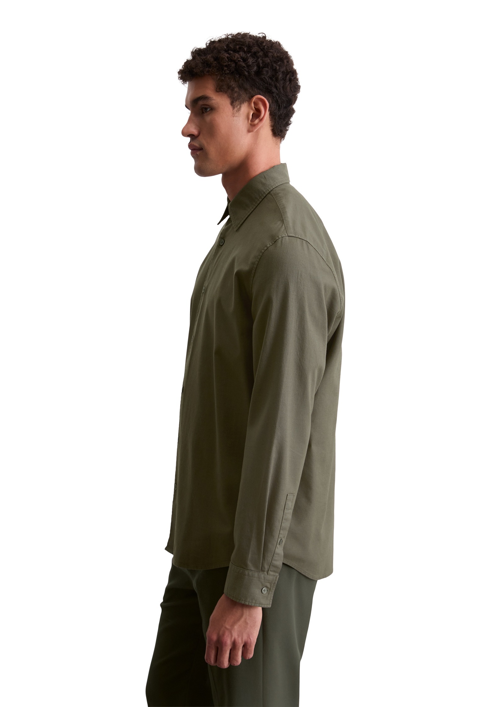 Marc OPolo Langarmhemd "aus Bio-Baumwolle und TENCEL™ Lyocell" günstig online kaufen
