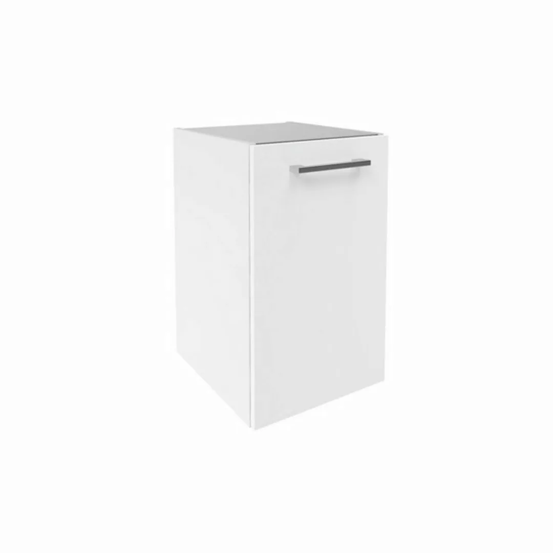 Fackelmann Waschtisch-Unterbauschrank links Verona 35 cm Weiß Glanz/Weiß Ho günstig online kaufen