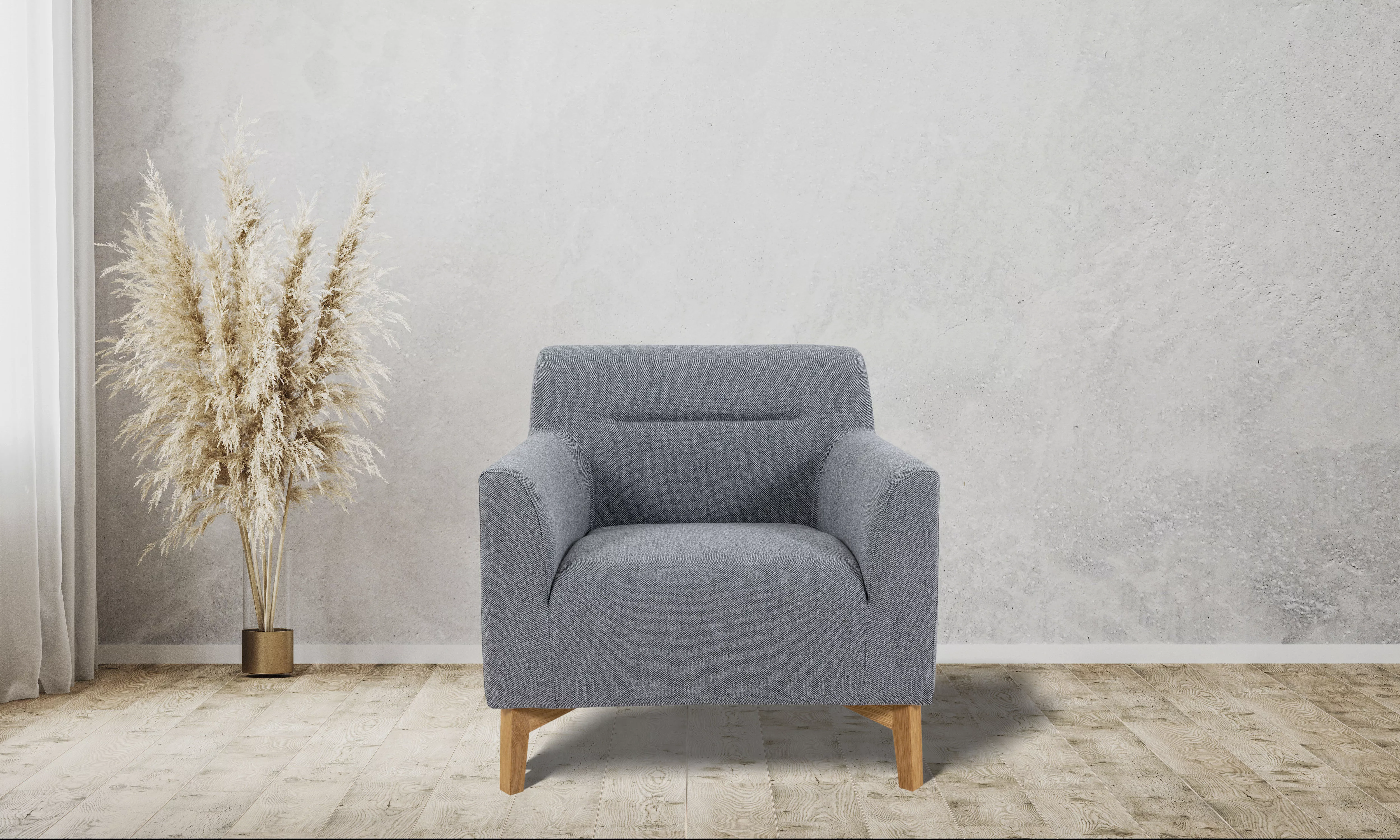 andas Sessel »Kiruna«, bequemer Sitzkomfort, schöne Serienergänzung günstig online kaufen
