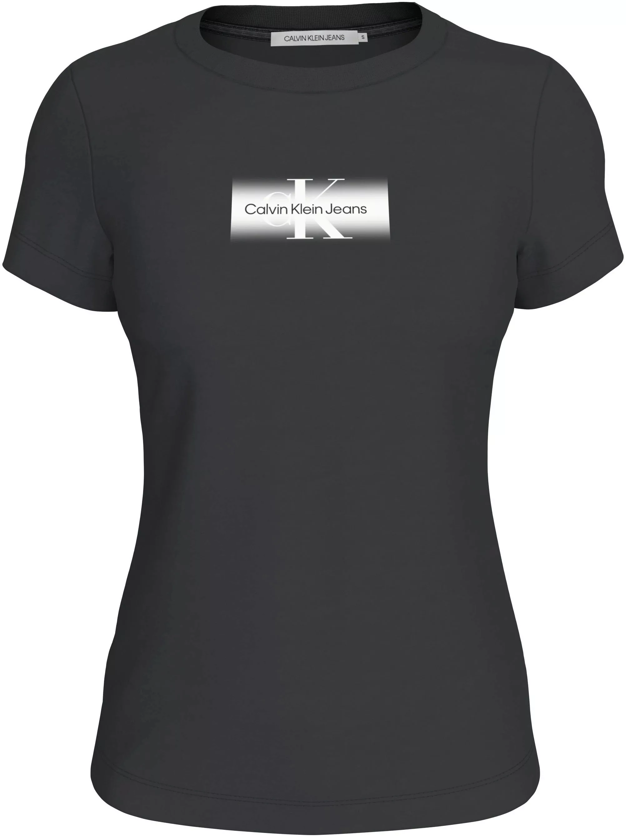 Calvin Klein Jeans T-Shirt OUTLINED CK SLIM TEE mit Logodruck günstig online kaufen