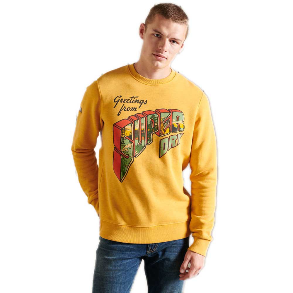 Superdry Heritage Mountain Crew Pullover L Utah Gold günstig online kaufen