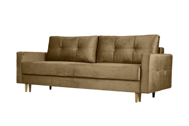 Kaiser Möbel Sofa Modernes Sofa Floro - 3-Sitzer mit Schlaffunktion günstig online kaufen