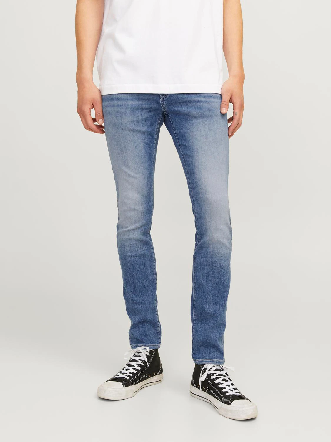 Jack & Jones Slim-fit-Jeans "JJIGLENN – Jeans mit Stretch, niedriger Leibhö günstig online kaufen