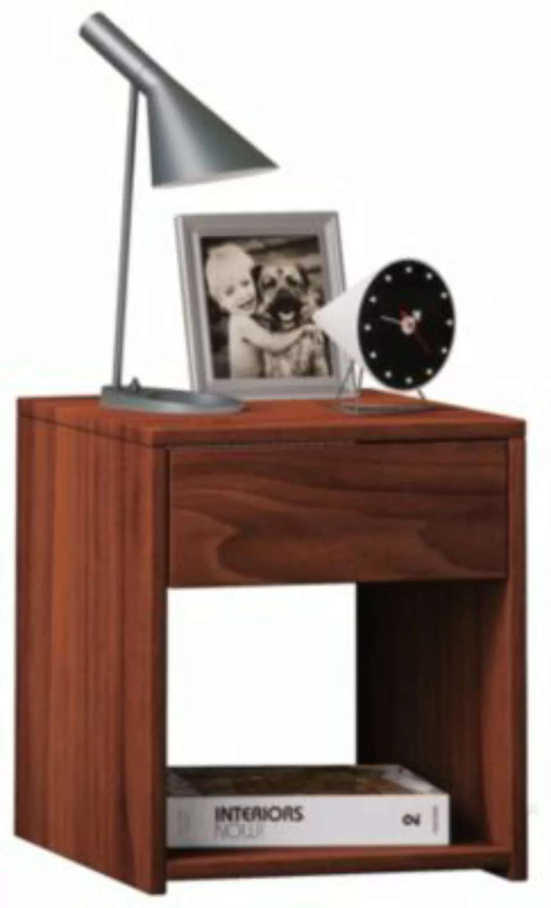 VCM Holz Nachtschrank Beistelltisch Schublade Konsole Nachttisch Sledo Mini günstig online kaufen