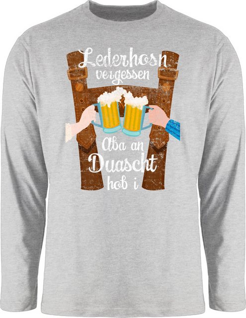 Shirtracer Rundhalsshirt Lederhosn vergessen Aba an Duascht hob i Mode für günstig online kaufen