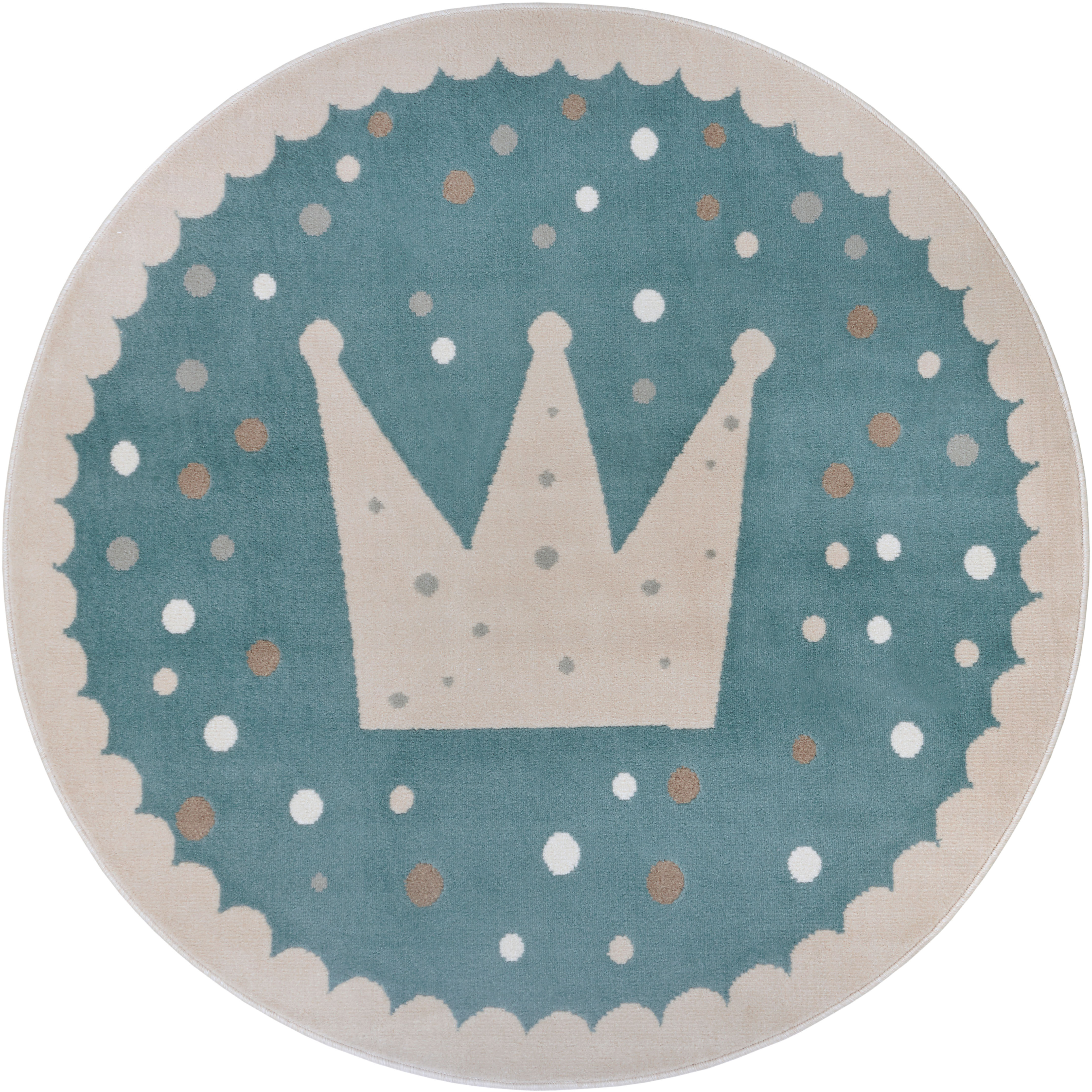 HANSE Home Kinderteppich »Adventures Crown«, rund, 8 mm Höhe, Spielteppich, günstig online kaufen