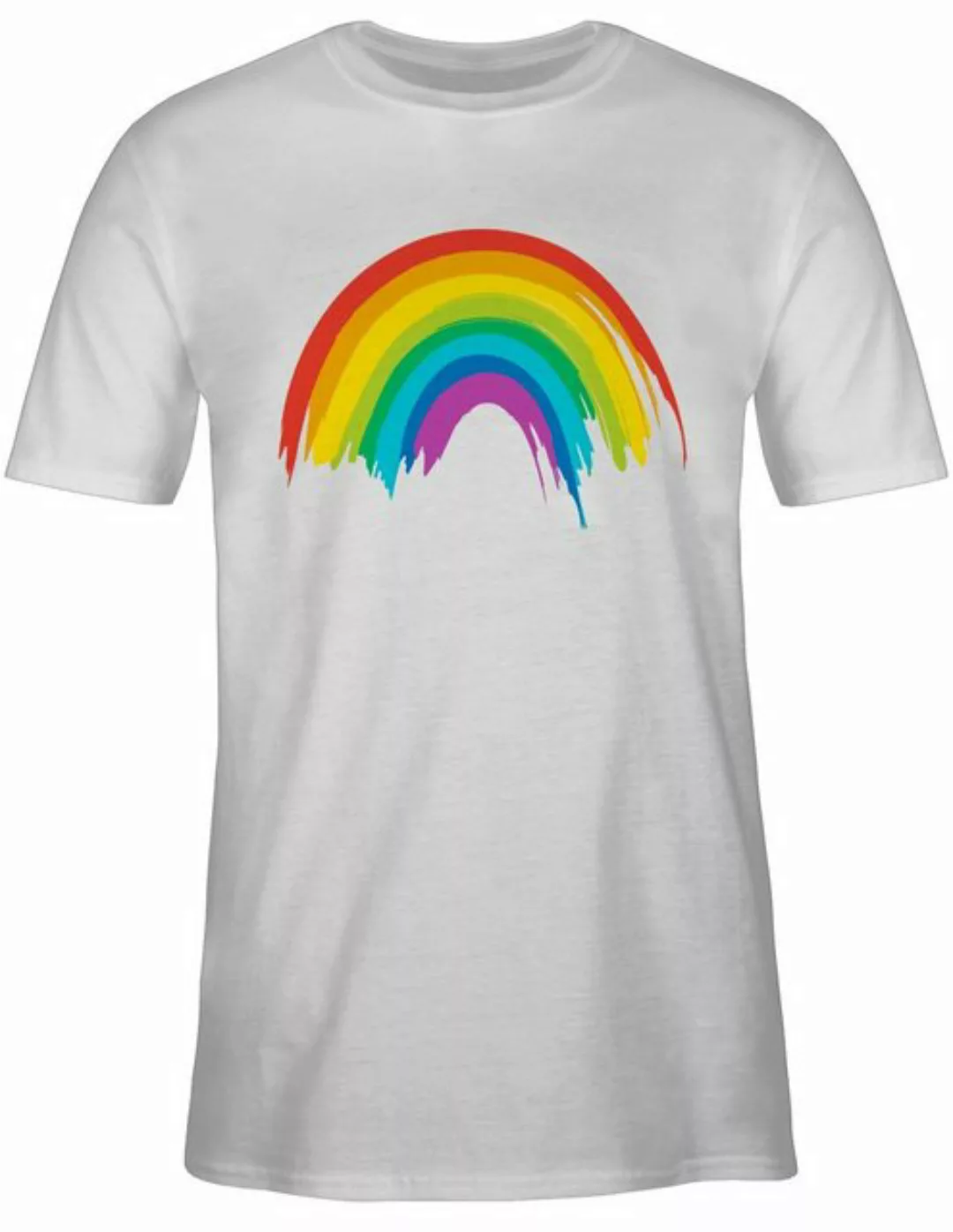 Shirtracer T-Shirt Regenbogen LGBT & LGBTQ LGBT Kleidung günstig online kaufen