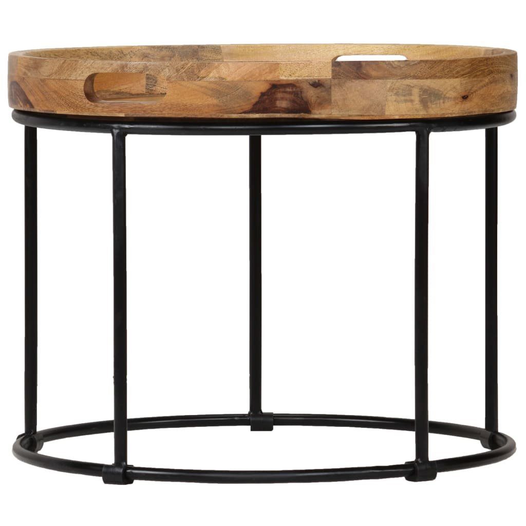 vidaXL Couchtisch Couchtisch Massivholz und Stahl günstig online kaufen