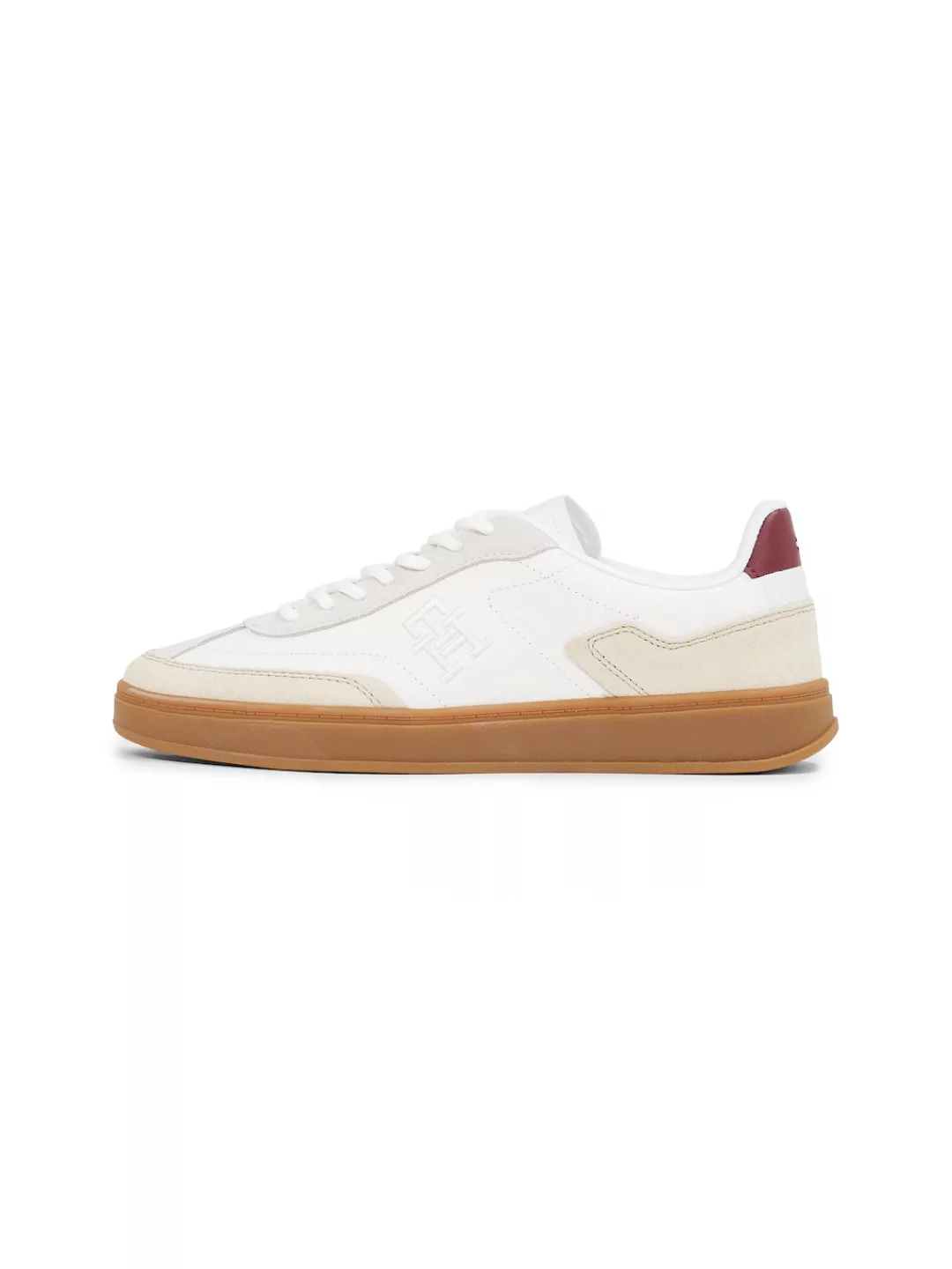 Tommy Hilfiger Plateausneaker "TH HERITAGE COURT SNEAKER LTHR", Plateau, Sc günstig online kaufen