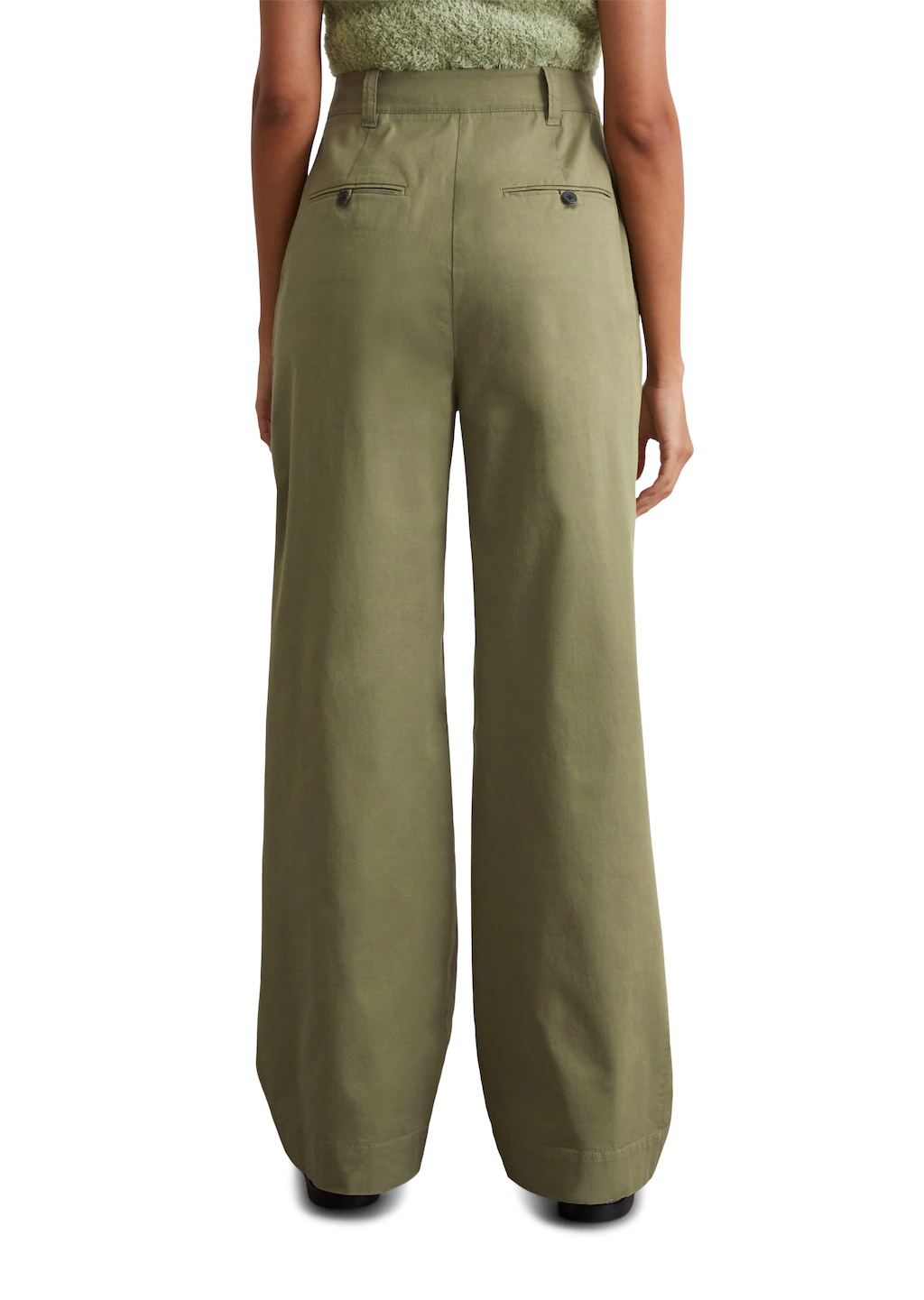 Marc OPolo Bundfaltenhose, weit, aus Twill, Allrounder günstig online kaufen