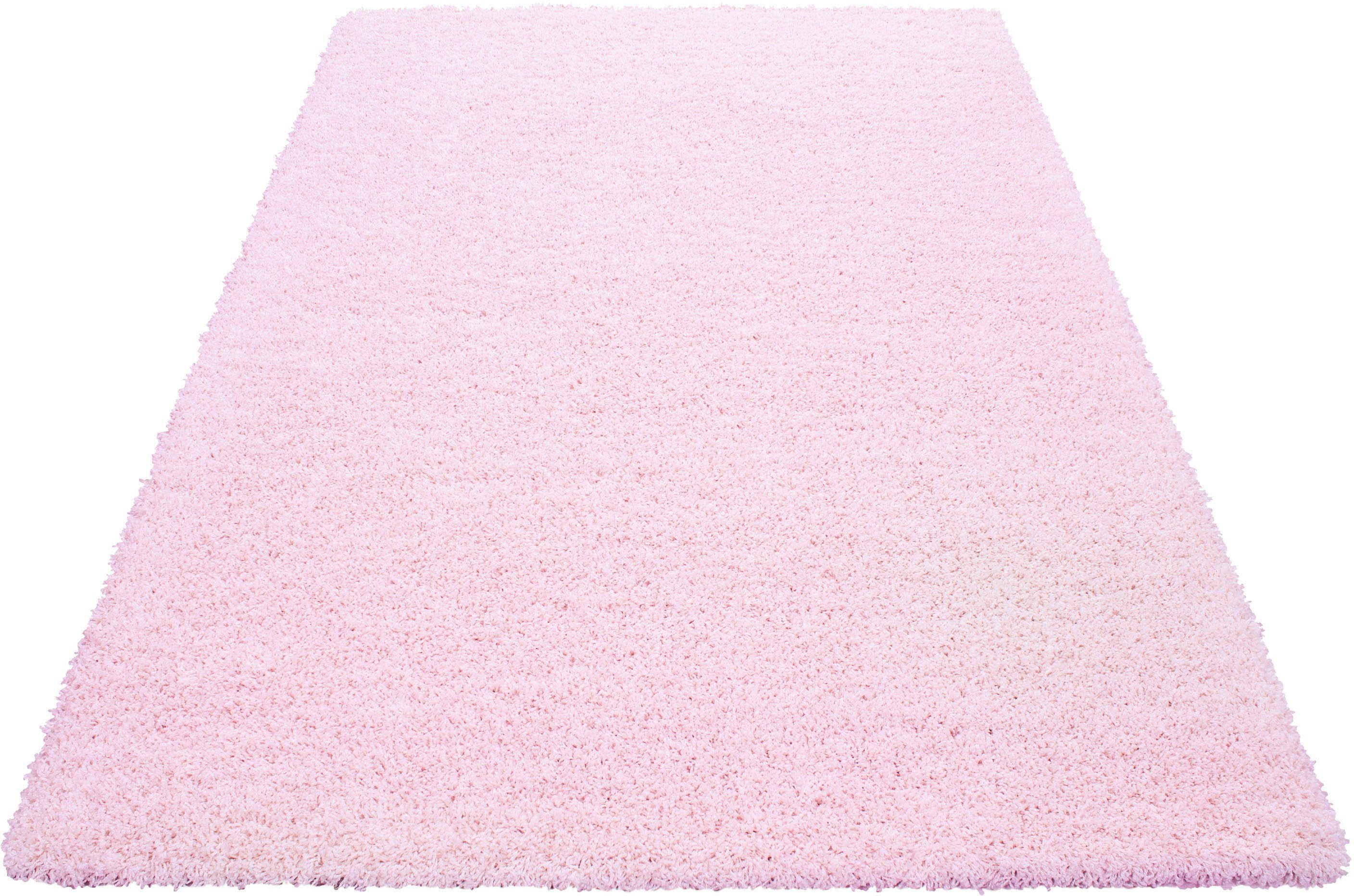 my home Hochflor-Teppich Viva, rechteckig, Höhe: günstig online kaufen