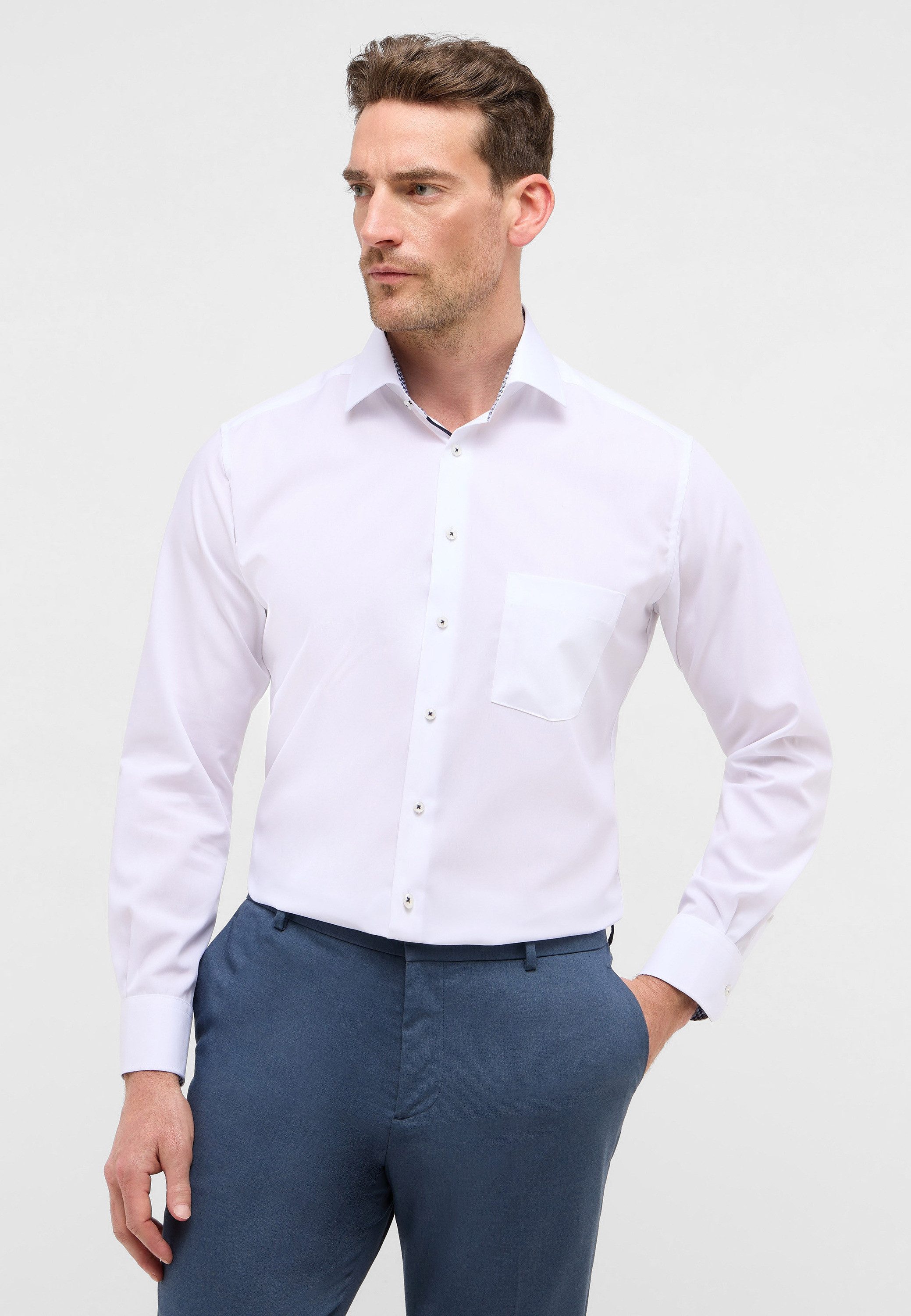 Eterna Langarmhemd "MODERN FIT", NON IRON (bügelfrei) günstig online kaufen
