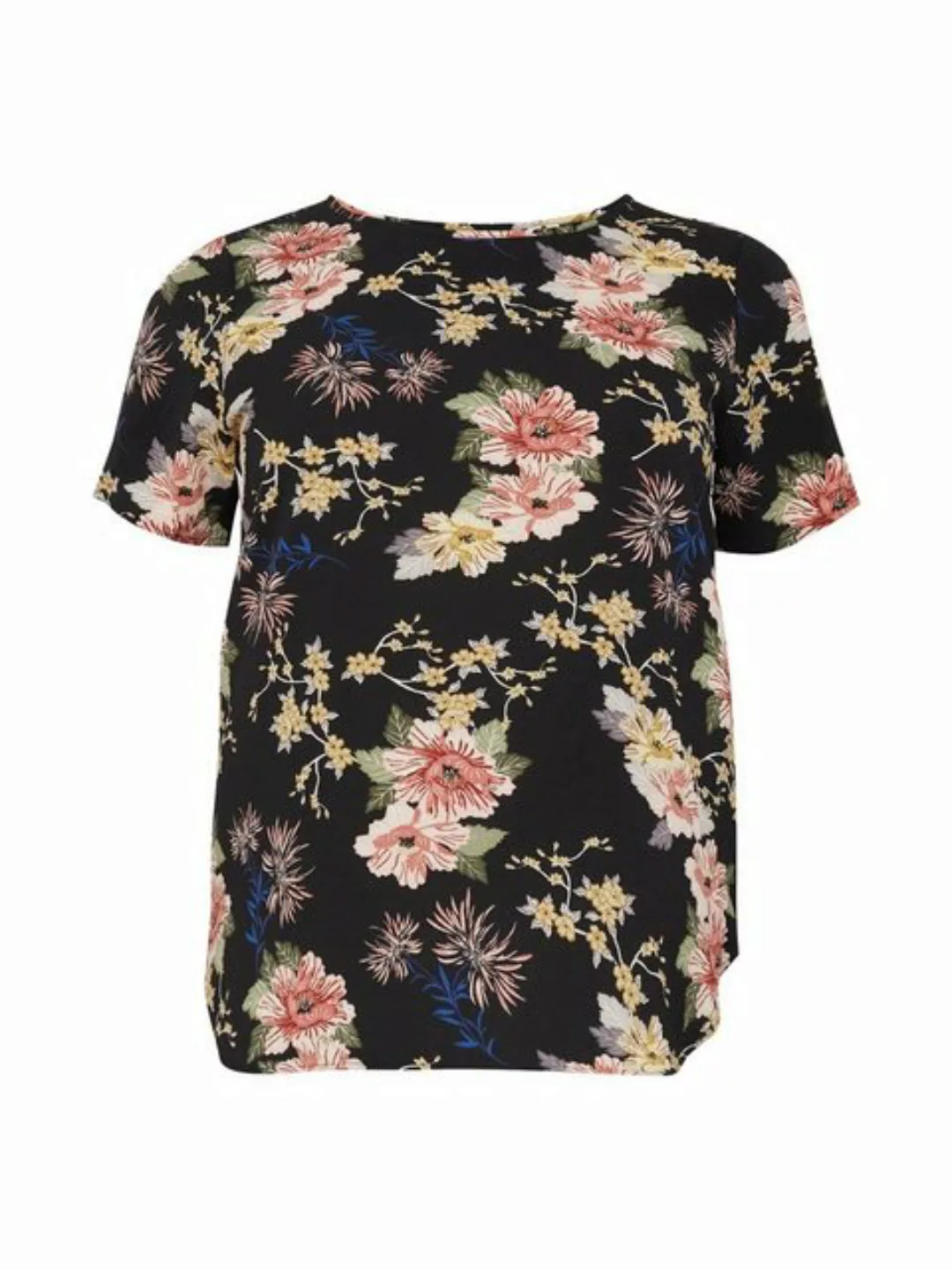 ONLY CARMAKOMA Blusenshirt Kurzarm Design Bluse Plus Size Curvy Shirt CARVI günstig online kaufen