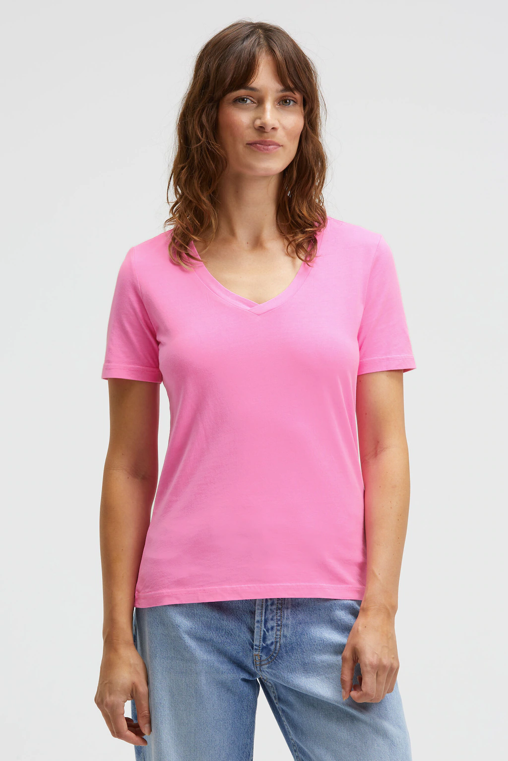 SENSES.THE LABEL V-Shirt, aus Baumwolle günstig online kaufen