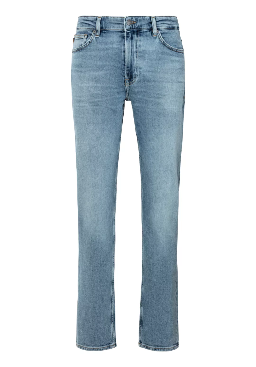 BOSS ORANGE Straight-Jeans "DELAWARE BO", mit Leder-Badge günstig online kaufen