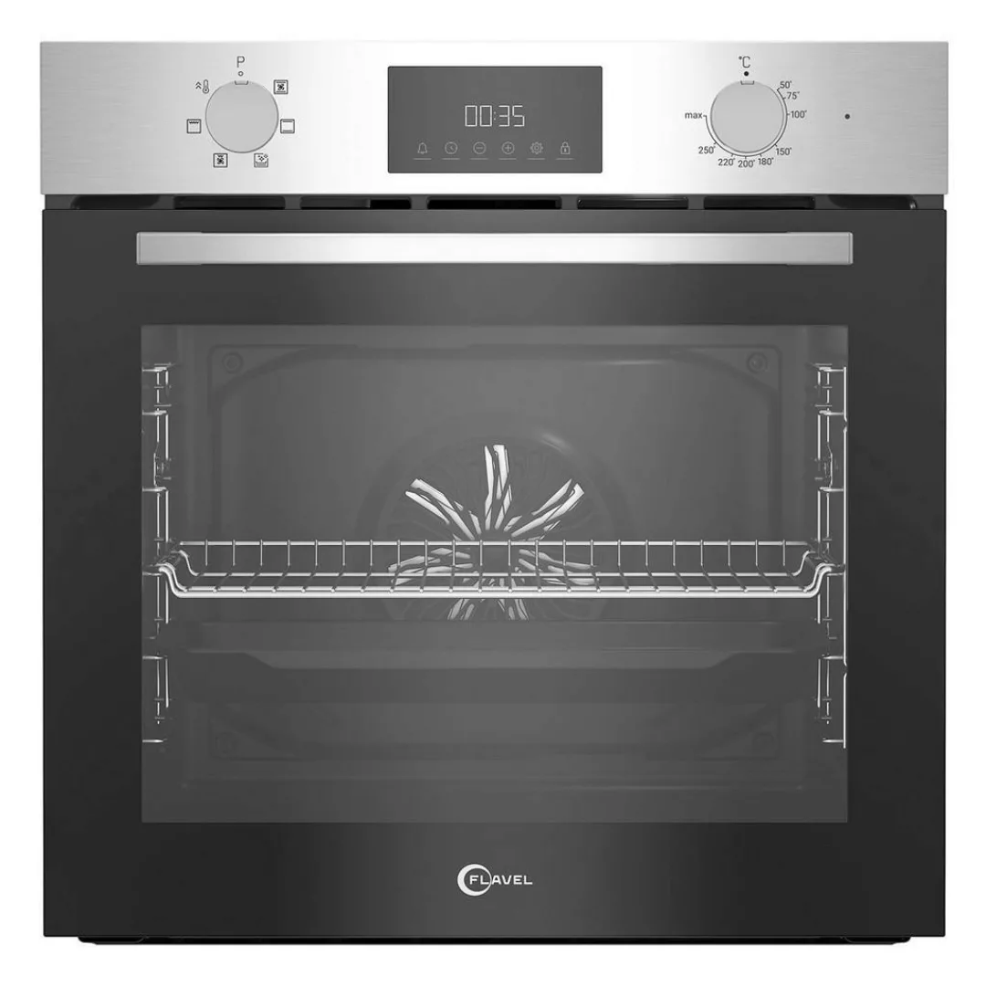 FLAVEL Einbaubackofen FLIE22300RX Edelstahl B/H/T: ca. 59,4x59,5x56,7 cm günstig online kaufen