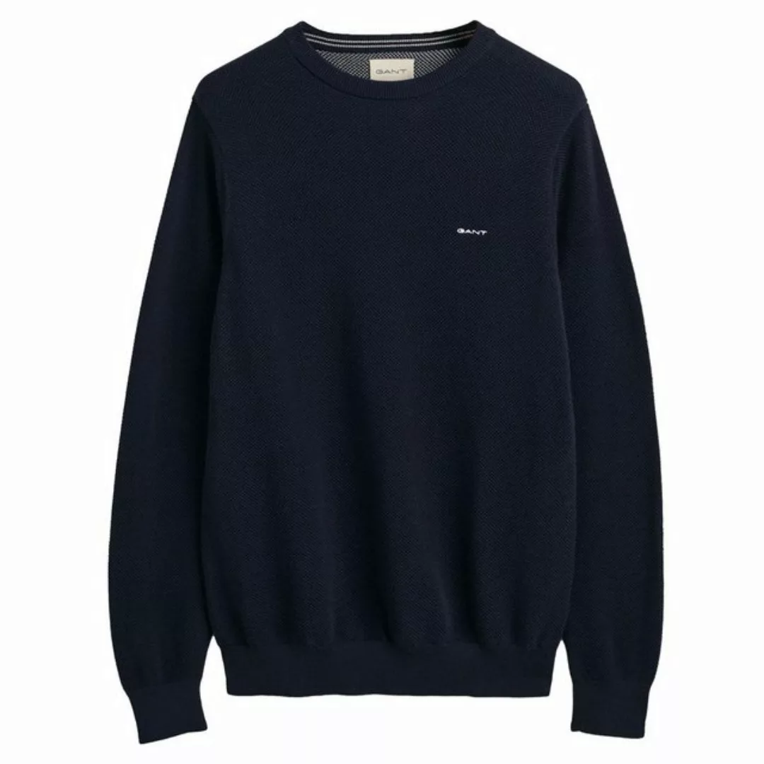 Gant Sweater "Strickpullover COTTON PIQUE C-NECK" günstig online kaufen