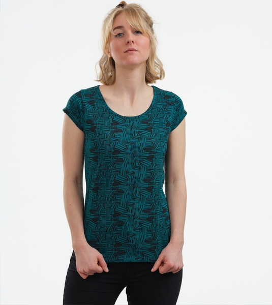 Shirt Asheville Abstract Aus Bio-baumwolle günstig online kaufen
