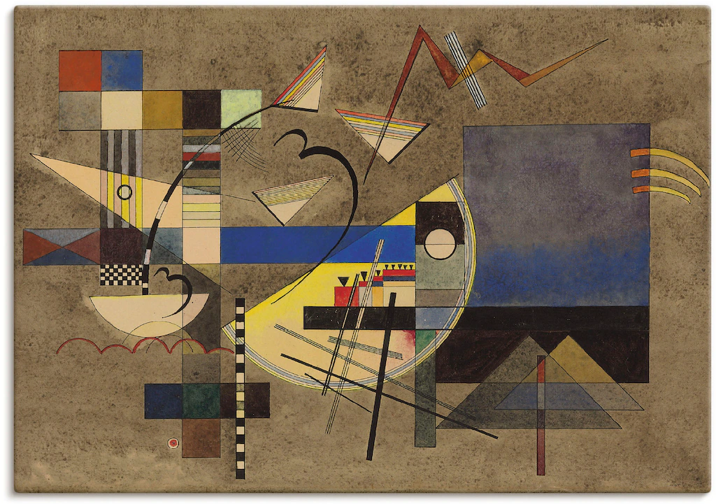 Artland Wandbild "Festes III. 1925", Muster, (1 St.), als Leinwandbild, Pos günstig online kaufen