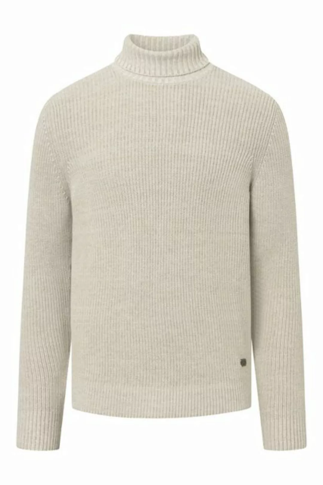 Joop Jeans Rollkragenpullover Orlino aus meliertem Strick günstig online kaufen