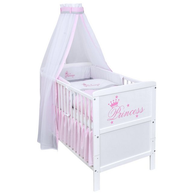 Baby-Delux Komplettbett Babybett Natalie Princess Komplettset, 10-tlg., Kin günstig online kaufen