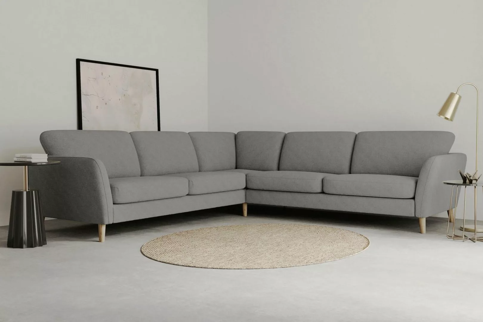 Home affaire Ecksofa MARSEILLE 278/278 cm, L-Form, gleichschenklig, aus Eic günstig online kaufen