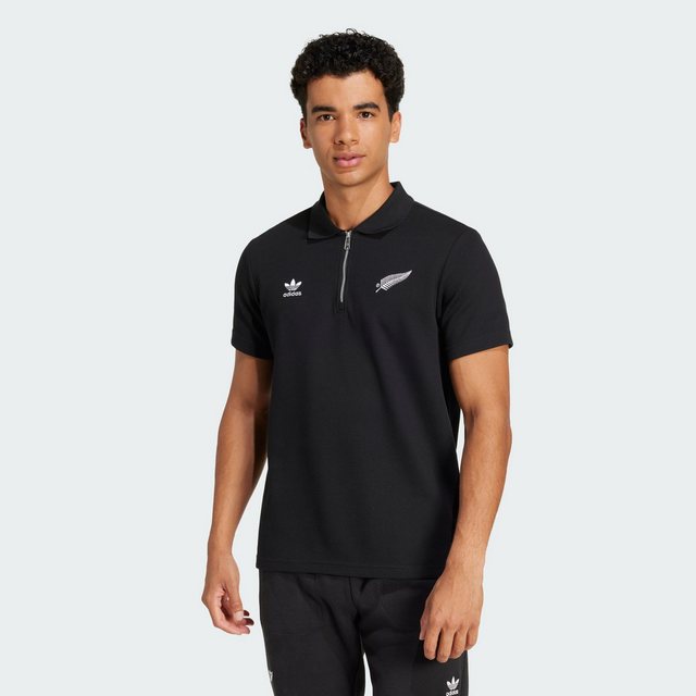 adidas Performance Poloshirt ALL BLACKS ESSENTIALS WAFFLE POLOSHIRT günstig online kaufen