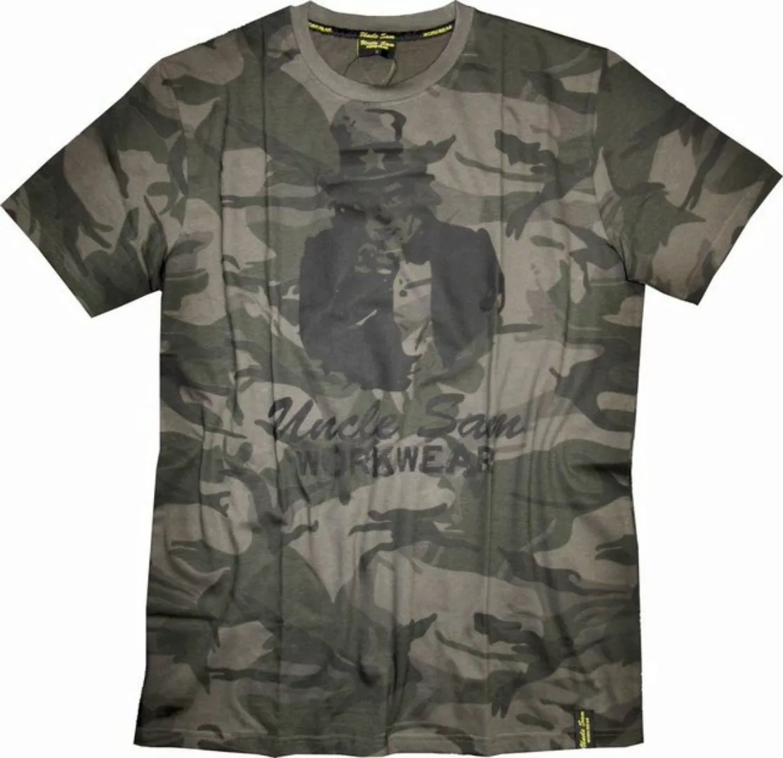 Uncle Sam T-Shirt Uncle Sam T-Shirt camouflage günstig online kaufen