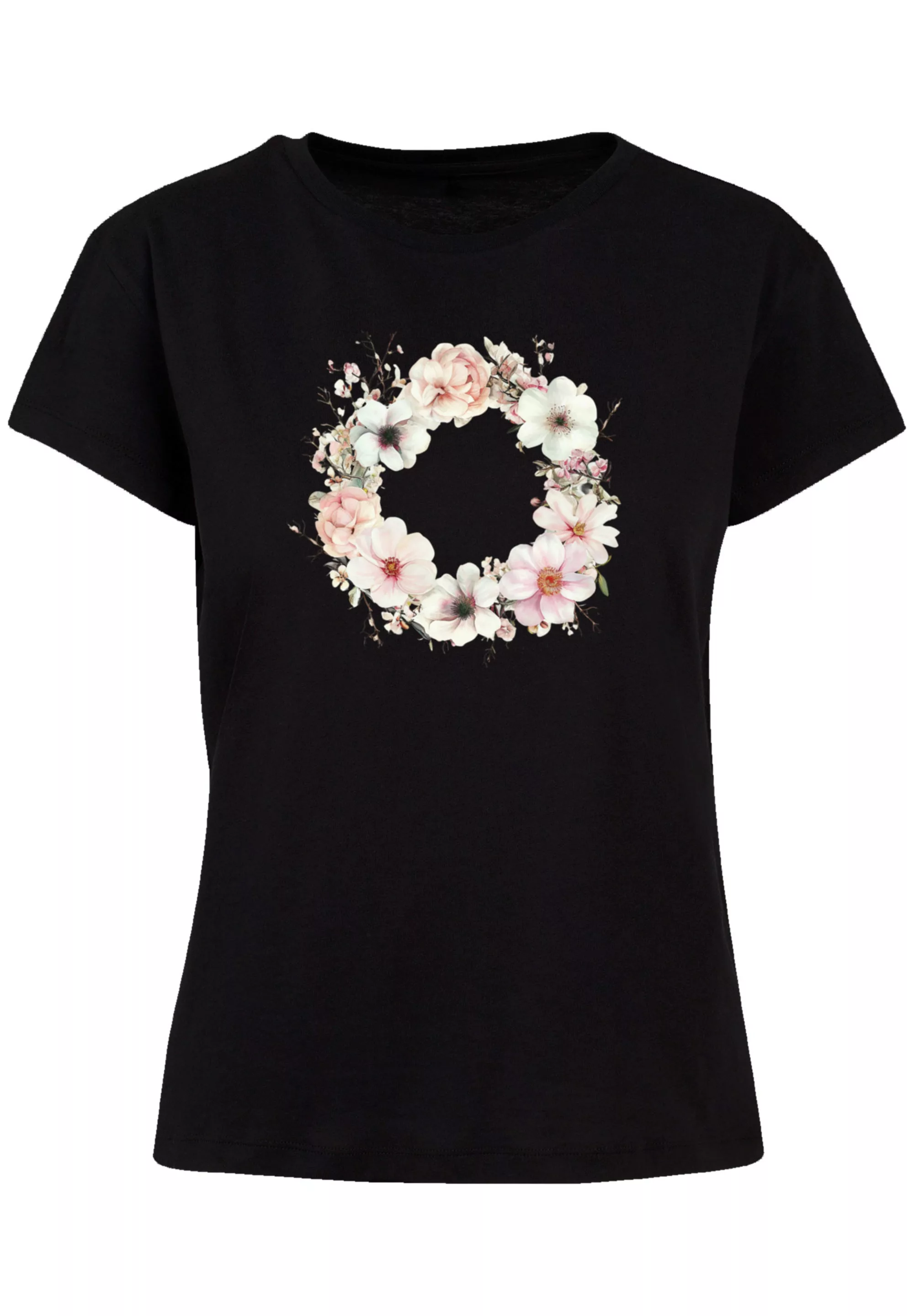 F4NT4STIC T-Shirt "Rosa Blumenkranz", Premium Qualität günstig online kaufen