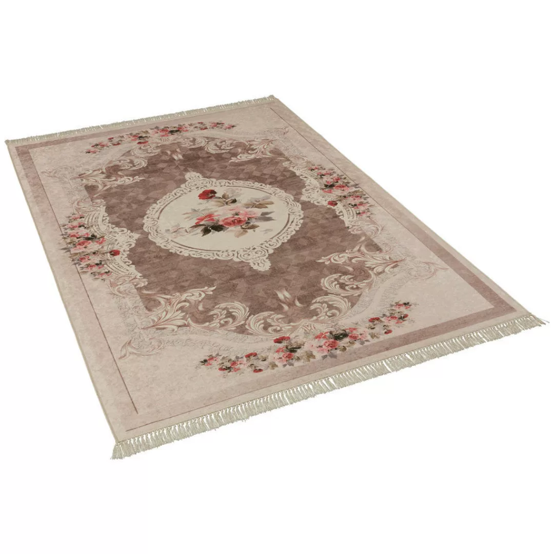 Druckteppich Sunshine beige B/L: ca. 80x150 cm günstig online kaufen