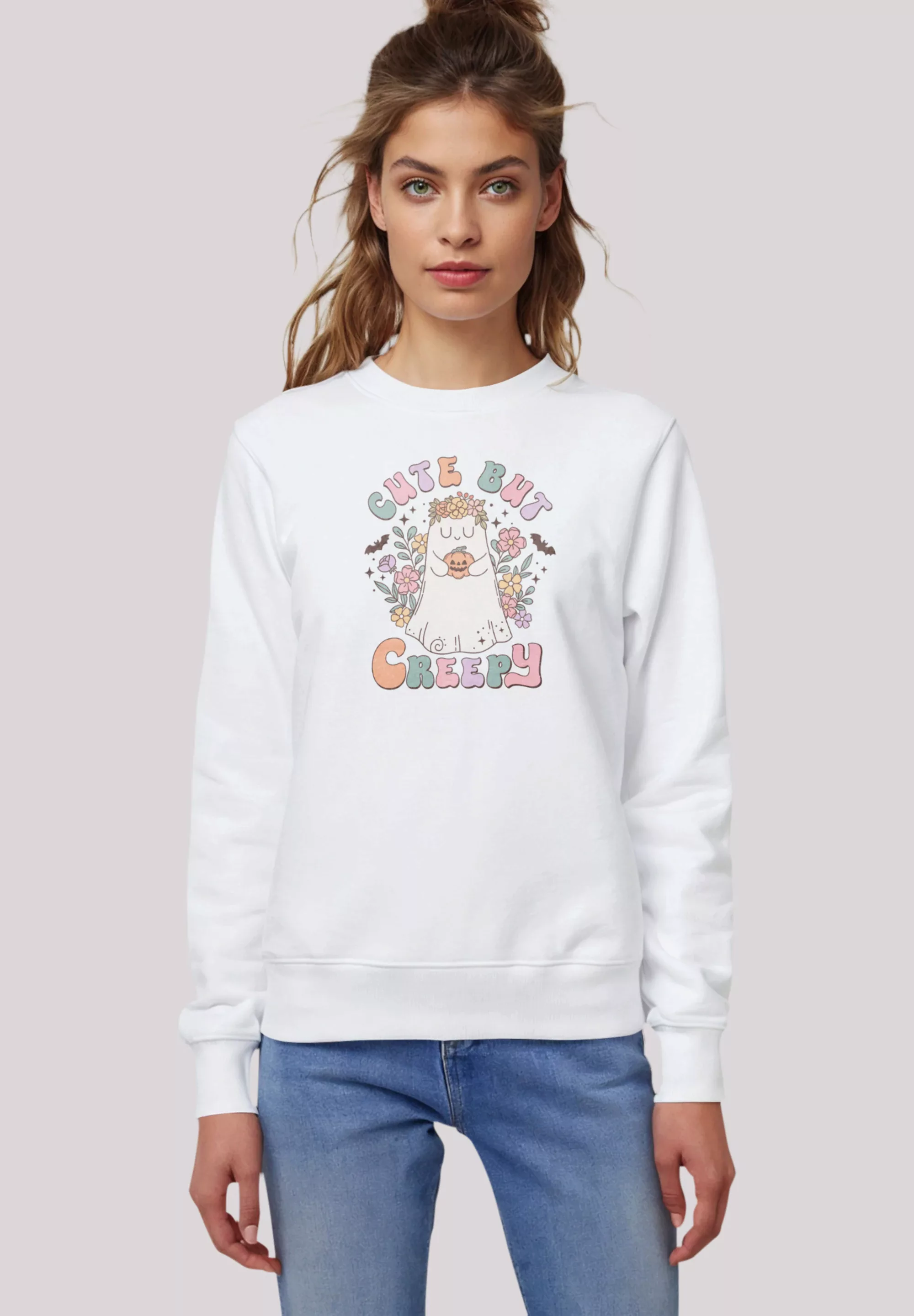 F4NT4STIC Sweatshirt "Retro Halloween Cute But Creepy", Premium Qualität günstig online kaufen