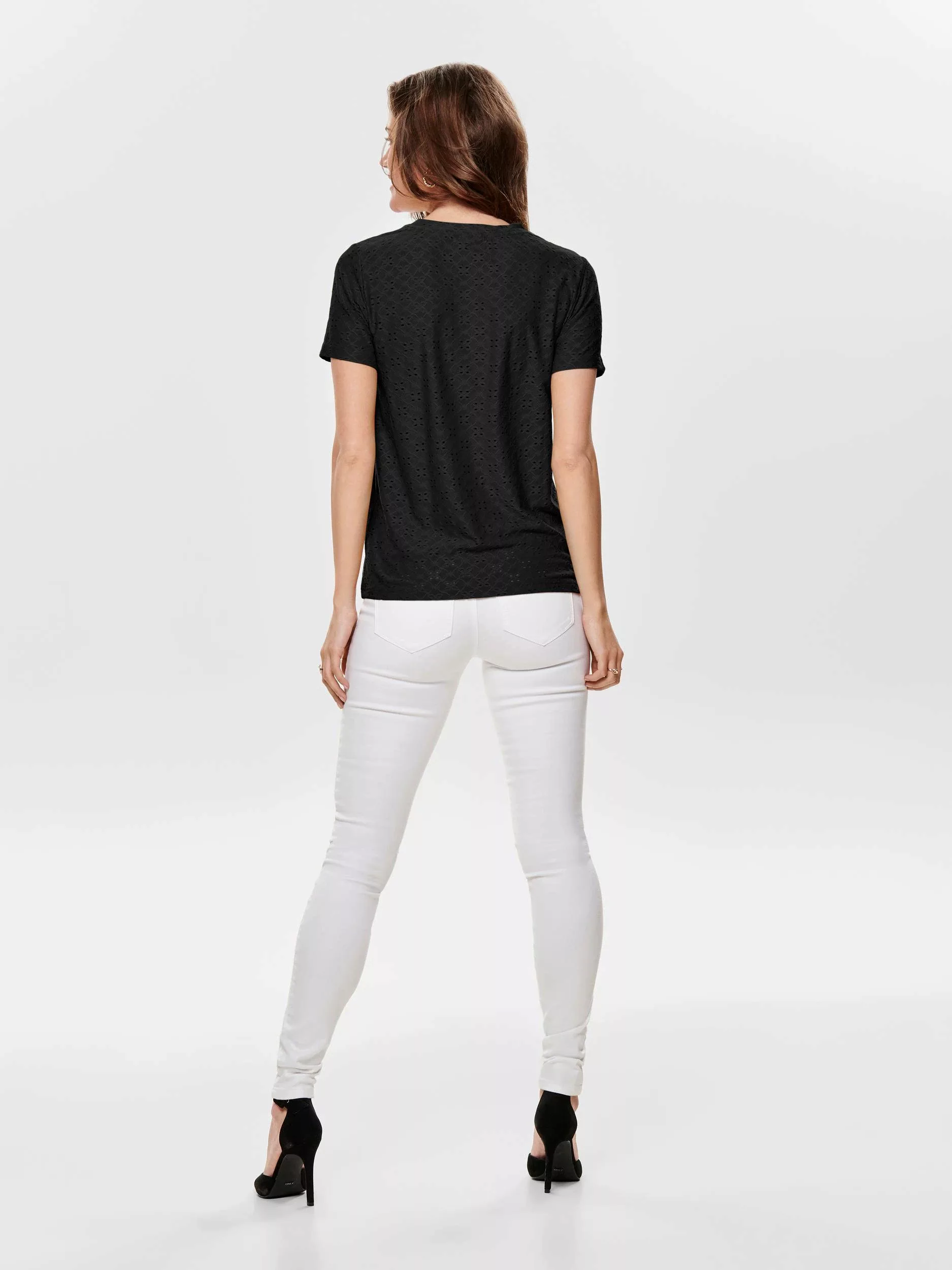 Jdy Cathinka Tag Kurzärmeliges T-shirt L Black günstig online kaufen