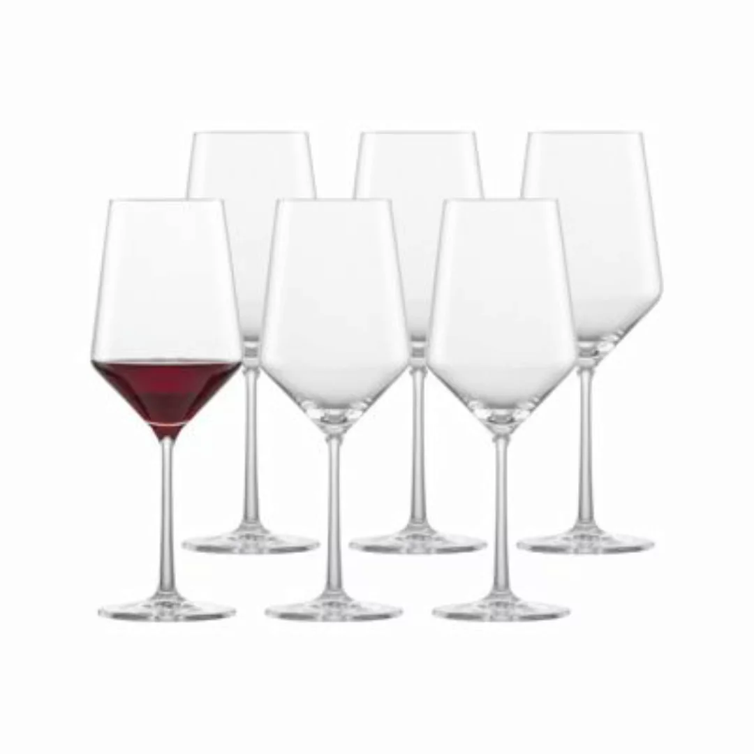 Zwiesel Kristallglas PURE Cabernet Rotweinglas 6er Set Rotweingläser transp günstig online kaufen