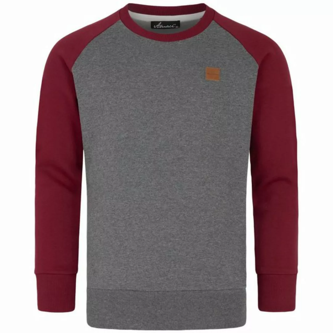 Amaci&Sons Sweatshirt MILWAUKEE Sweatshirt mit Rundhalsausschnitt günstig online kaufen