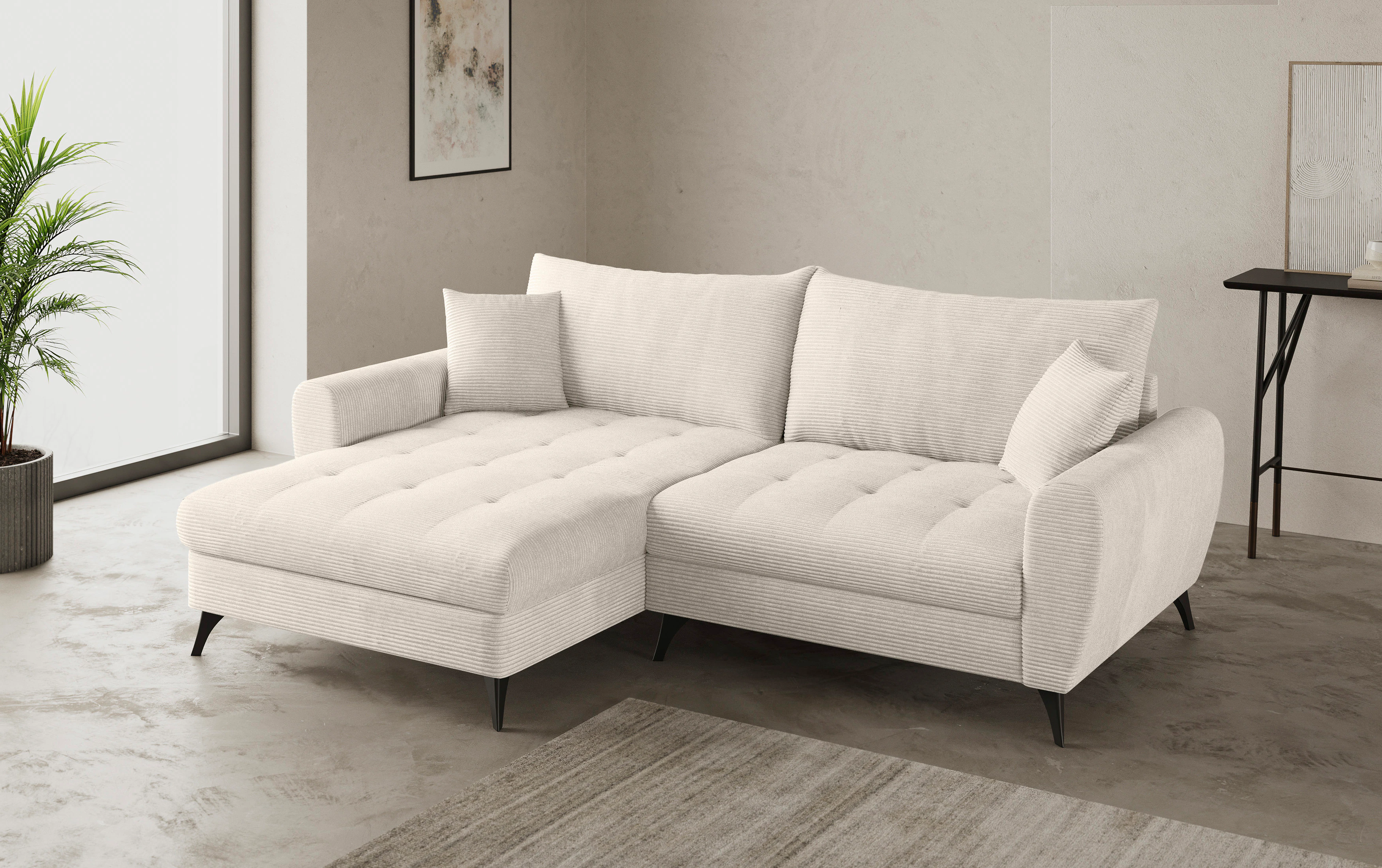 Home affaire Ecksofa "Blackburn II, L-Form", Mit Kaltschaumpolsterung bis 1 günstig online kaufen