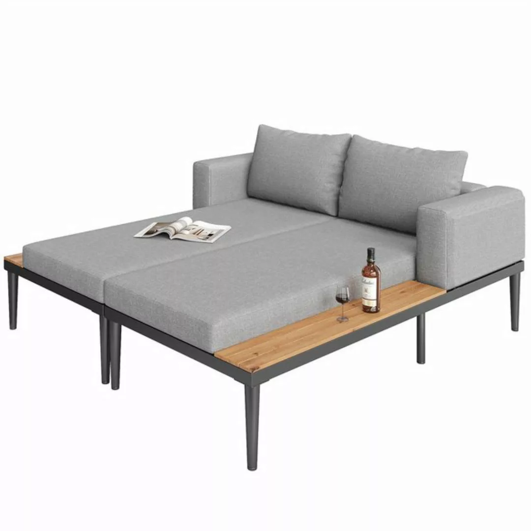 autolock Schlafsofa Outdoor Patio Daybed,Double Lounge Bed,Outdoor-Liegestu günstig online kaufen