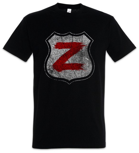 Urban Backwoods Print-Shirt Z Shield Herren T-Shirt Zombie Sign Logo Symbol günstig online kaufen