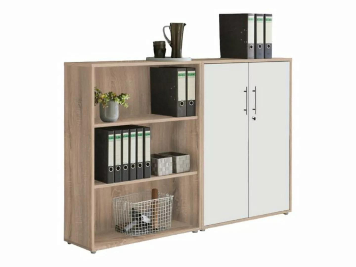 moebel-dich-auf Aktenschrank OFFICE EDITION (Set 1 niedrig, abschließbar, M günstig online kaufen