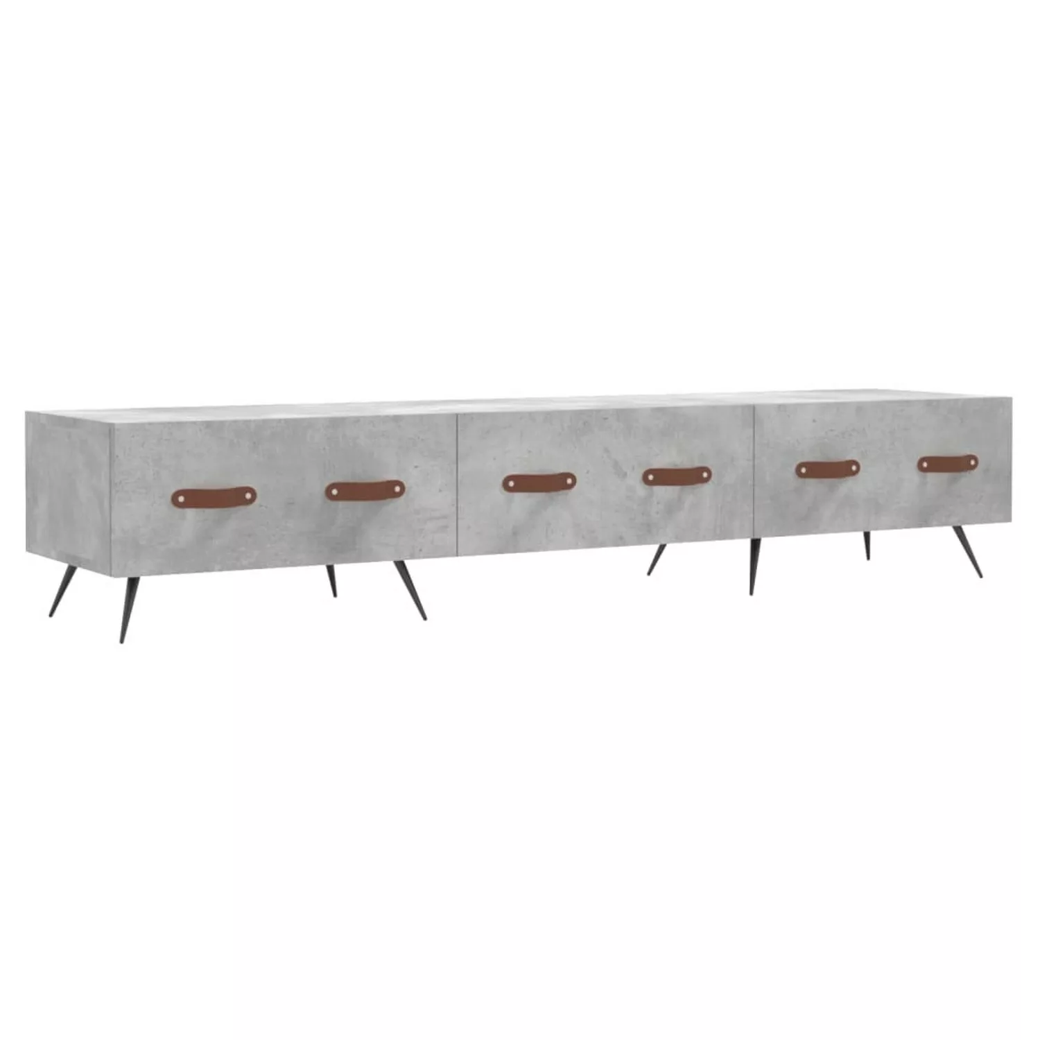 VidaXL TV-Schrank Betongrau 150x36x30 cm Holzwerkstoff  Modell 6 günstig online kaufen