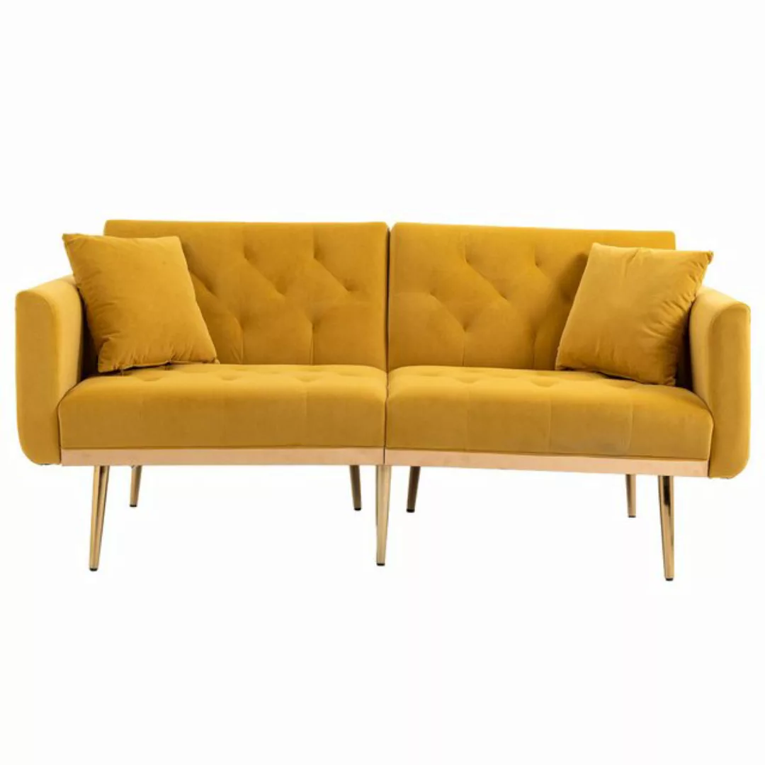 MODFU Sofa Akzentsofa, Loveseat-Sofa mit Metallfüßen Schlafsofa, 65.35*30.7 günstig online kaufen