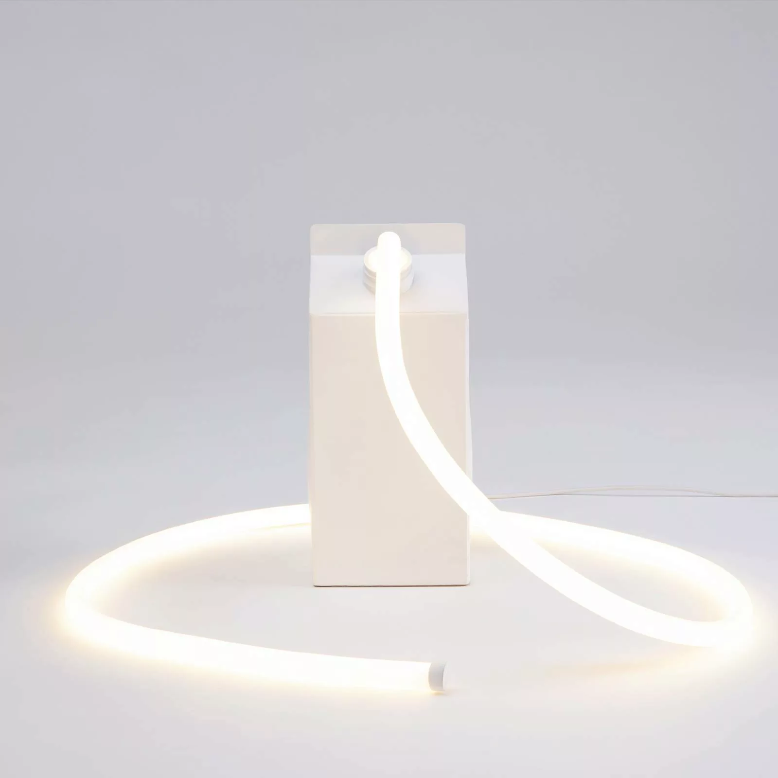 Tischleuchte Daily Glow - Lait LED plastikmaterial weiß / Kunstharz - 10 x günstig online kaufen