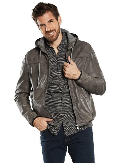 Engbers Lederjacke Lederjacke mit abnehmbarer Kapuze günstig online kaufen