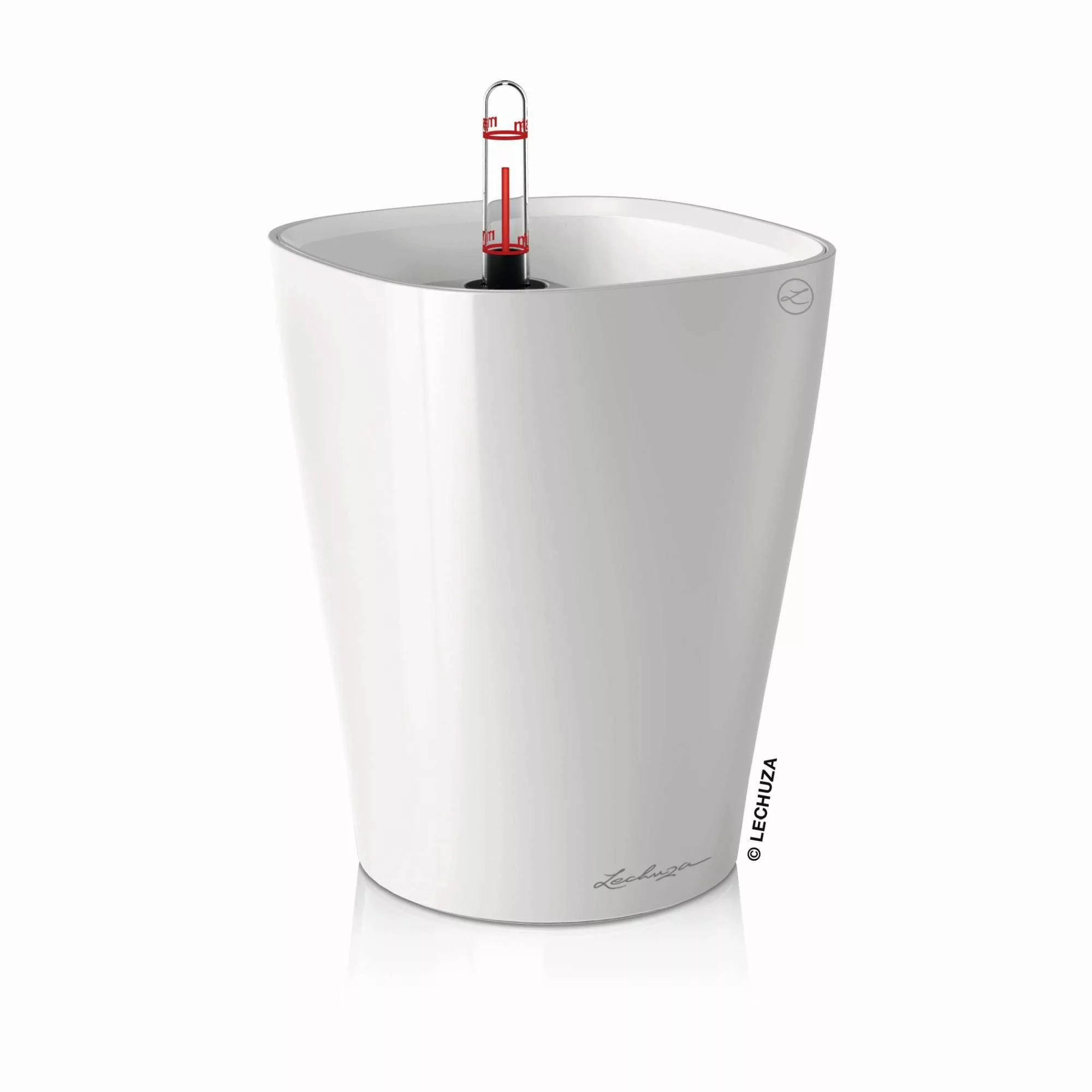Lechuza® Blumentopf Deltini - weiß hochglanz günstig online kaufen