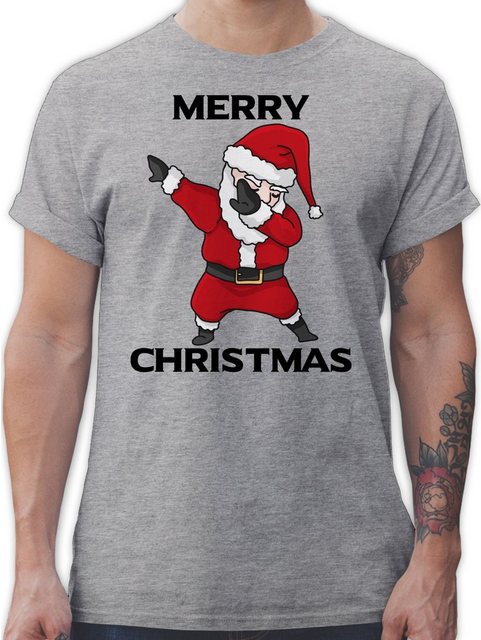 Shirtracer T-Shirt Dabbing Weihnachtsmann Weihachten Kleidung günstig online kaufen