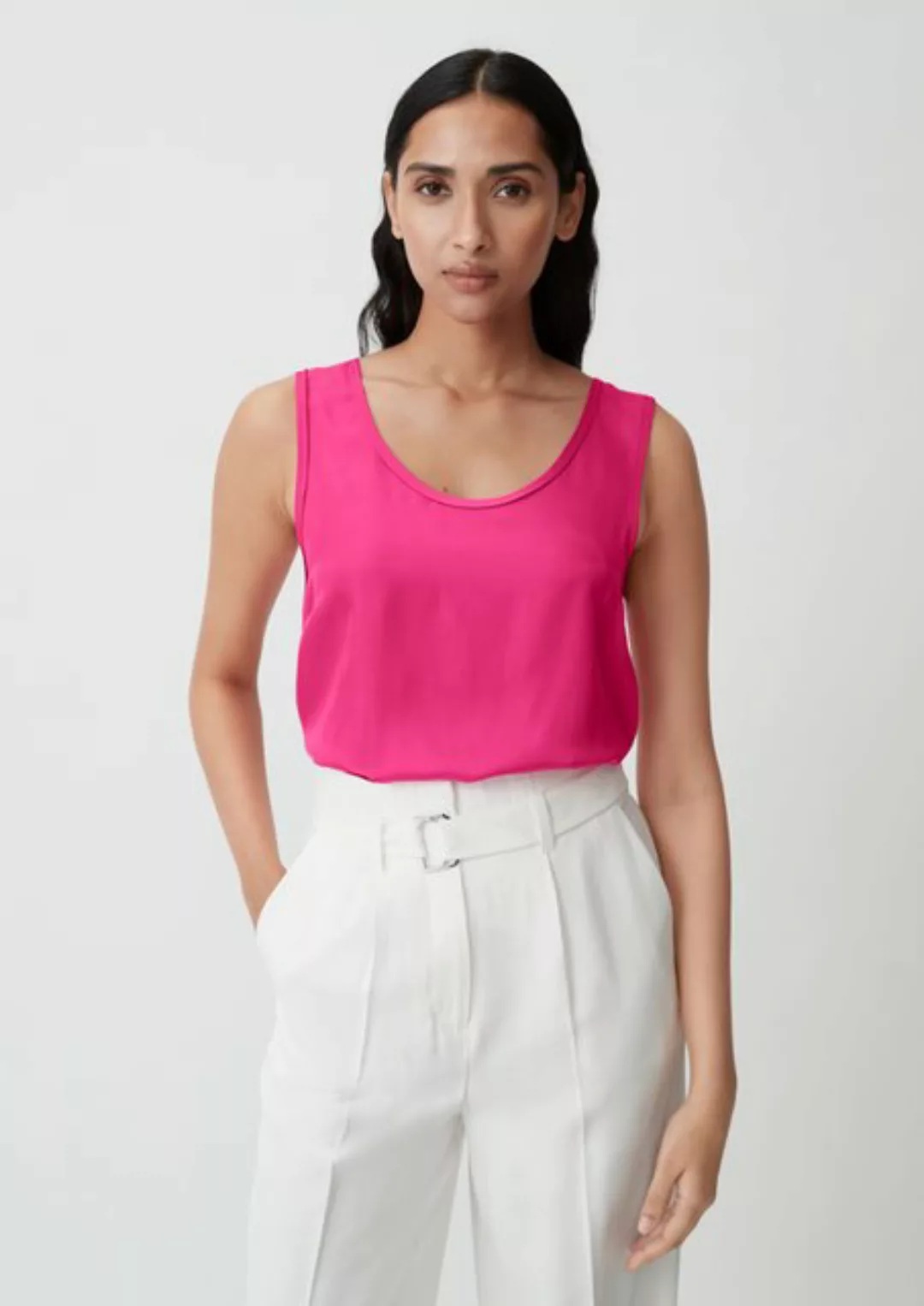 Comma Shirttop Shirt im Fabricmix günstig online kaufen
