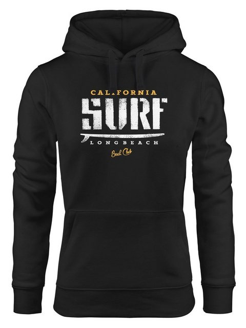 Neverless Hoodie Hoodie Damen Surf-Brett Design Kapuzen-Pullover Neverless® günstig online kaufen