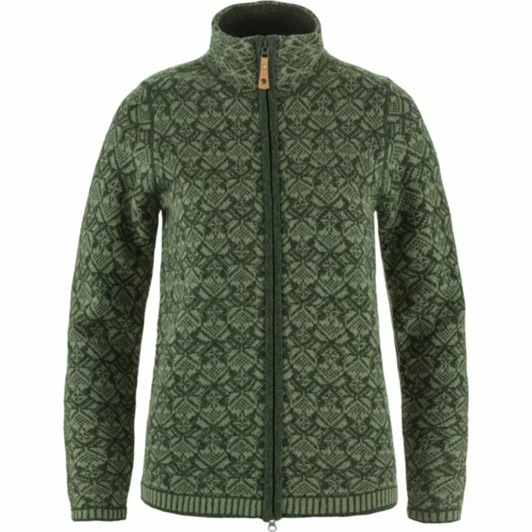 Fjällräven Rollkragenshirt Snow Cardigan W DEEP FOREST günstig online kaufen