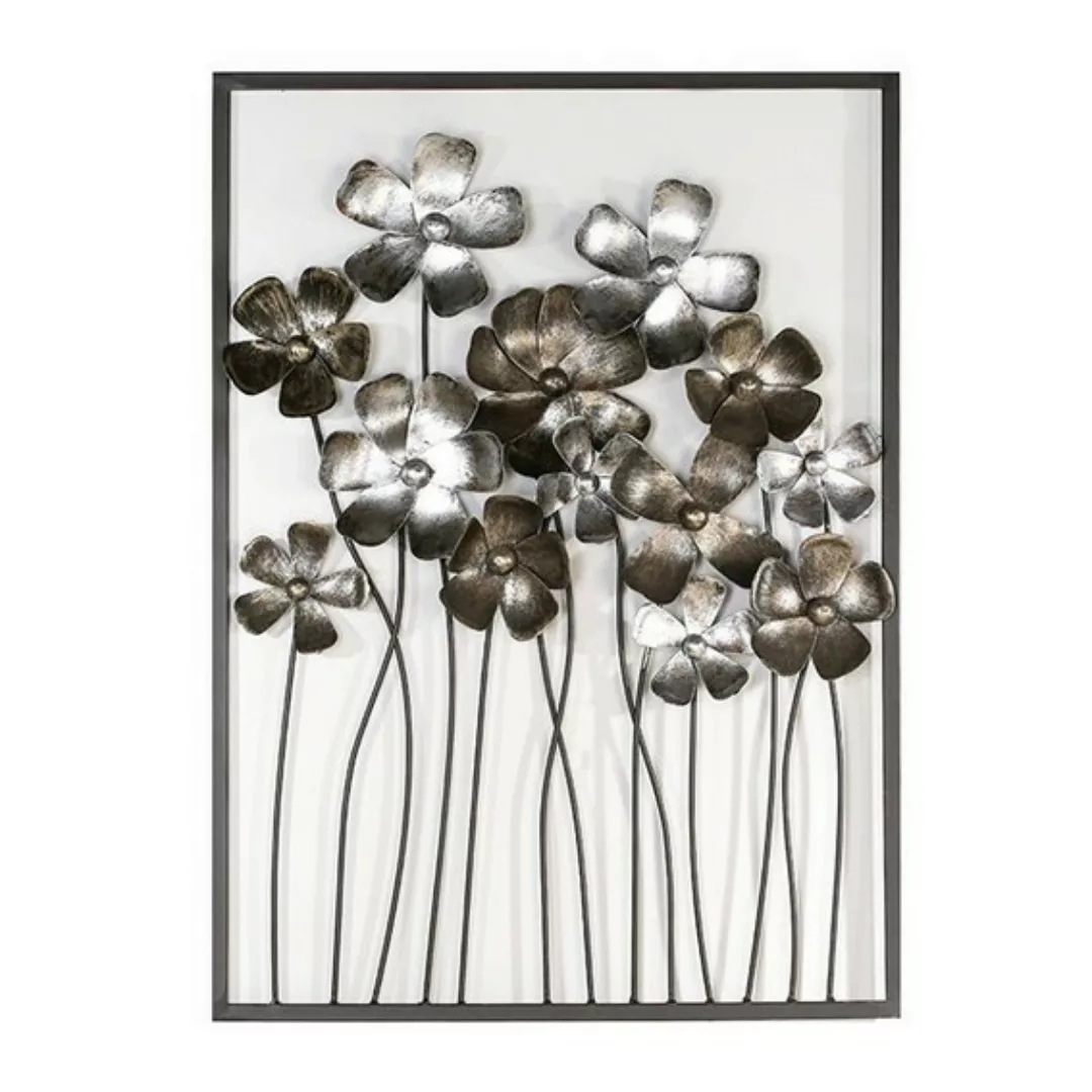 Wanddeko Fleurs | Metall | 800 x 580 mm | Dekoartikel günstig günstig online kaufen