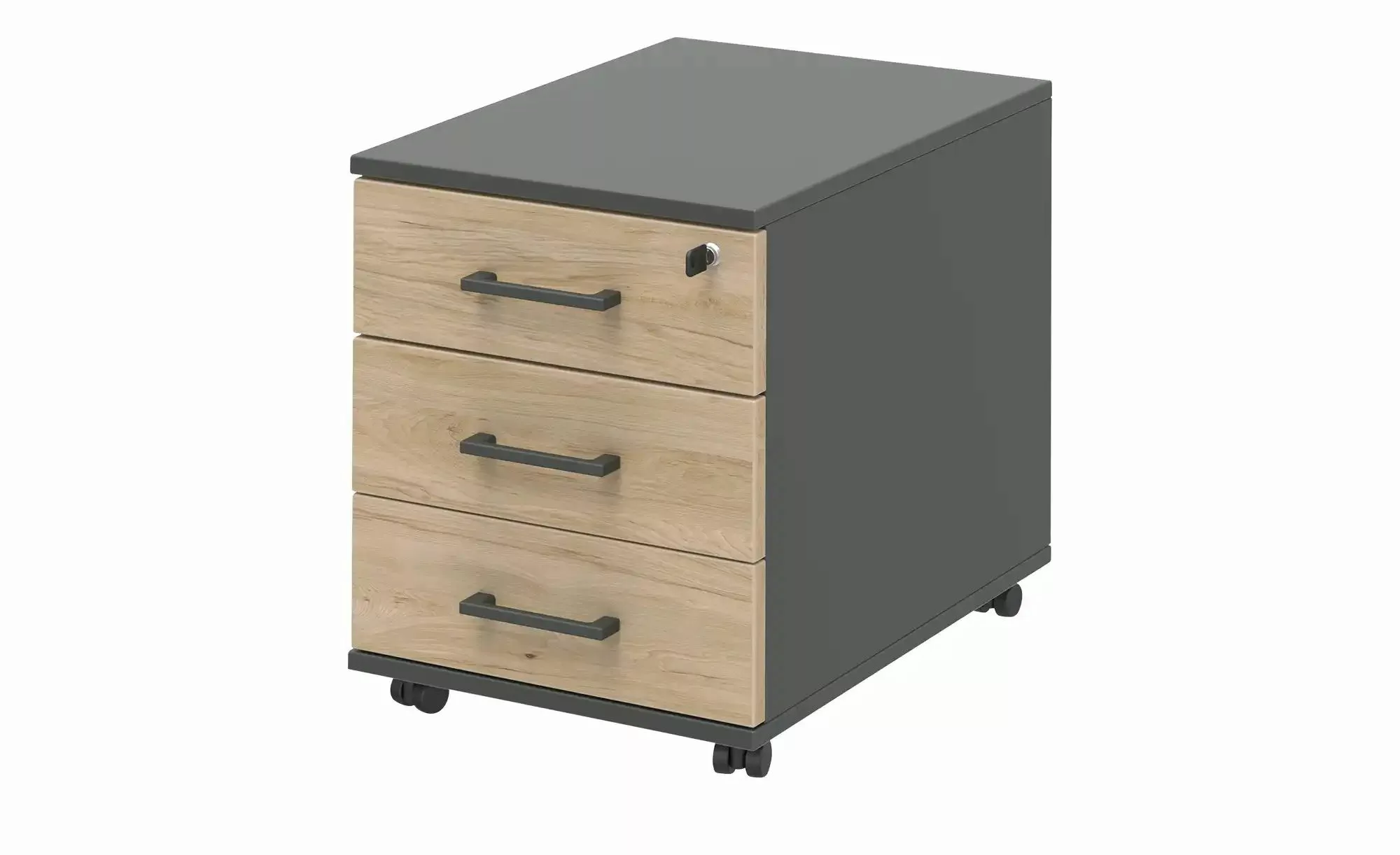 Rollcontainer  home.office ¦ holzfarben ¦ Maße (cm): B: 42,5 H: 55 T: 50.0 günstig online kaufen