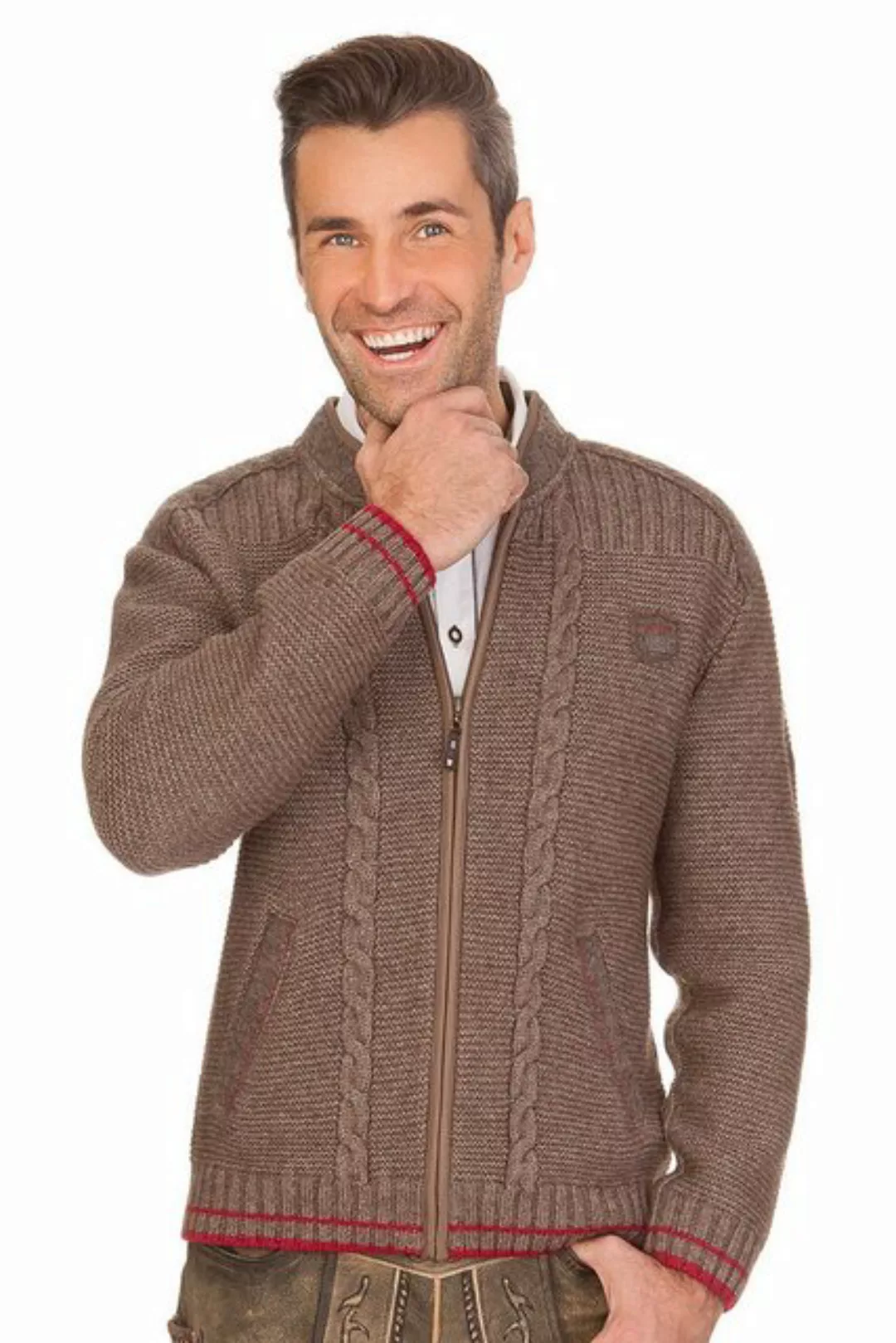 Spieth & Wensky Trachtenstrickjacke Trachten Strickjacke Herren - GRAHAM - günstig online kaufen